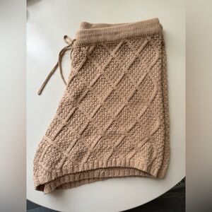 anthro sweater shorts